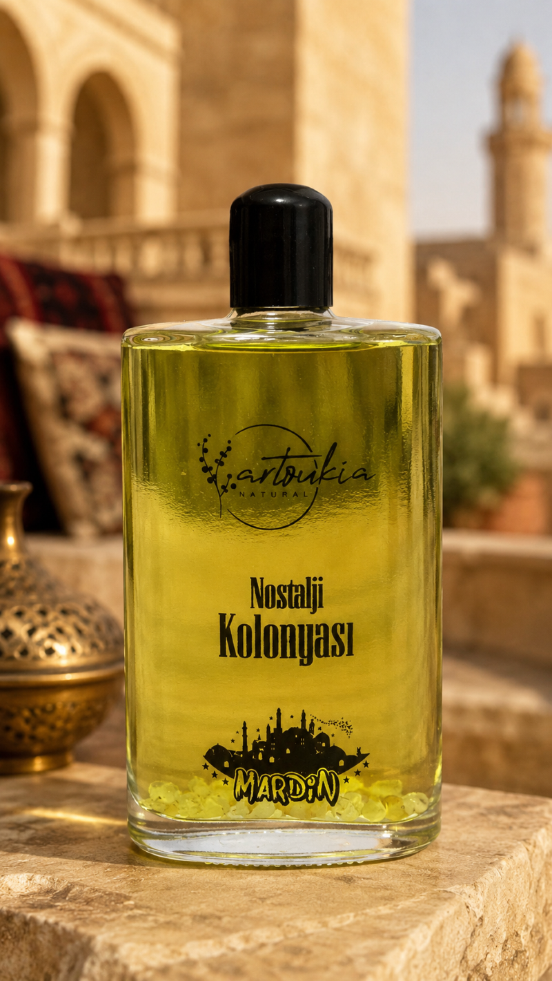 Kehribar Parçacıklı Kolonya